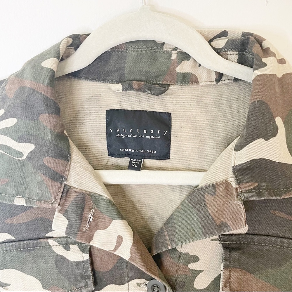 Sanctuary Camo Utility Jacket Shacket - image 3